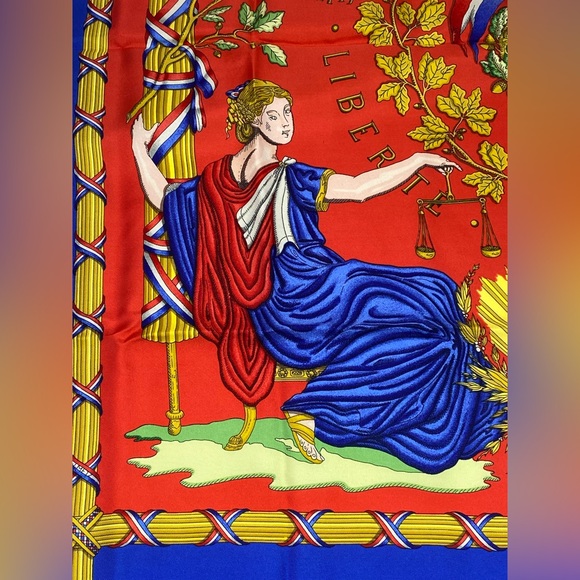 Hermes Vinatge Scarf 1789 Carre 90 By Joachim Metz - Picture 11 of 16